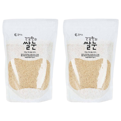 참미소 건강한 쌀눈, 500g, 2개