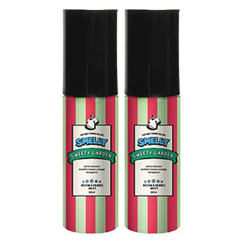스멜리 룸앤패브릭 미스트, 60ml, 2개, 스위티 가든