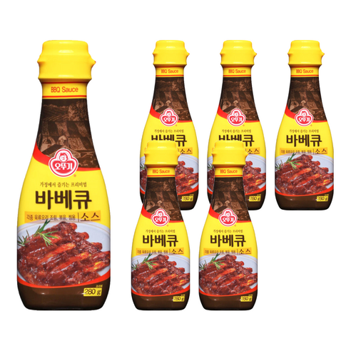 오뚜기 바베큐소스, 280g, 6개
