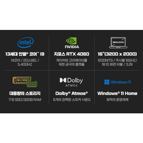 레노버 2023 요가 프로 9i 16IRP8 16 지포스 RTX 4060 완전 가이드