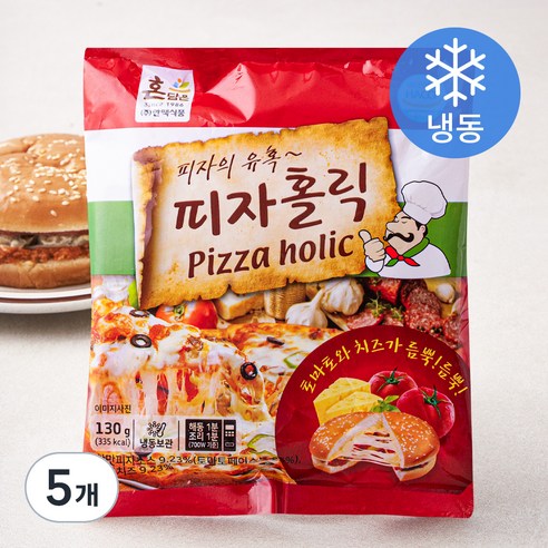 피자홀릭 (냉동), 130g, 1개입, 5개