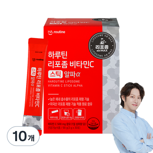 하루틴 리포좀 비타민C 스틱 알파 30p, 10개, 90g