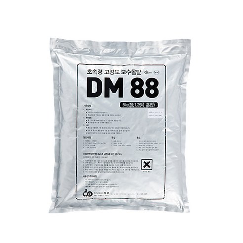   멀티퍼퍼스 디오페인트 DM88 초속경 보수 몰탈 시멘트 5kg 회색, 1개