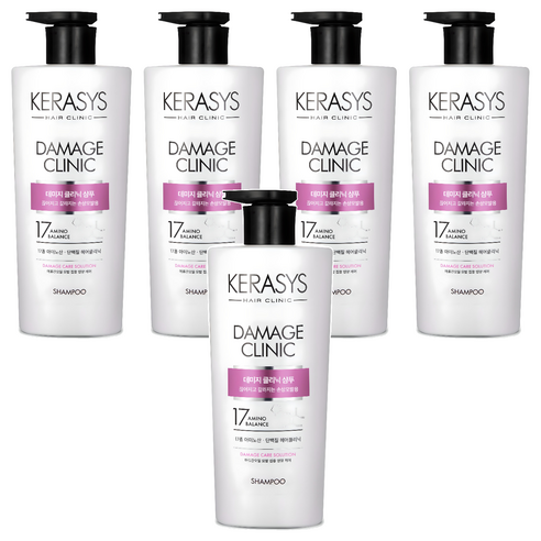 케라시스 데미지 클리닉 단백질 샴푸, 600ml, 5개
