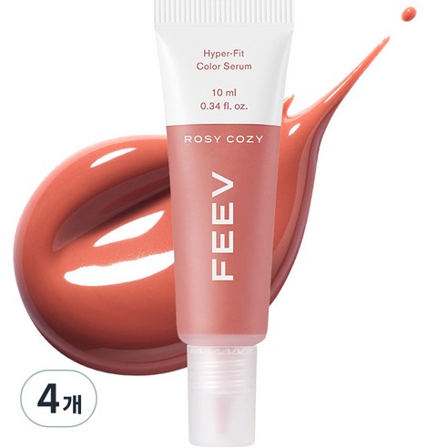 피브 컬러 세럼 블러셔 10ml, 로지코지, 4개