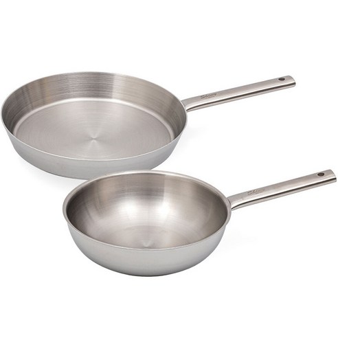 퀸센스 샤이니 통5중 팬 2종 세트, 프라이팬 28cm + 궁중팬 24cm, 1세트