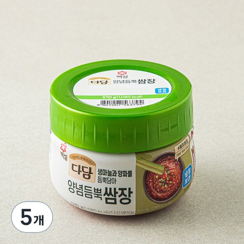 다담 양념듬뿍 쌈장, 570g, 5개