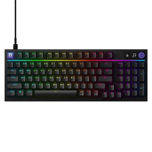 로지텍 코리아 G316 X 98 게이밍 유선 기계식 키보드, 블랙, YU1004, 갈축