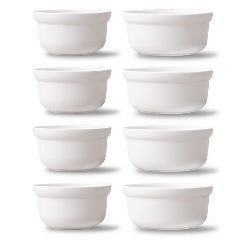 보울보울 국산 노르딕볼볼 공기+대접 2P, 밀크화이트, 공기 4p + 대접 4p, 4세트