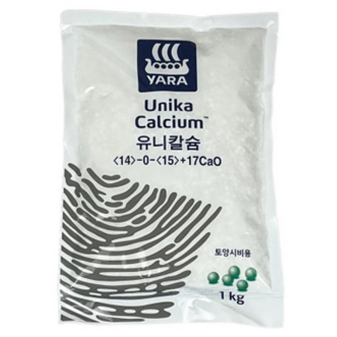 야라 유니칼슘 수용성 비료, 1개, 1kg