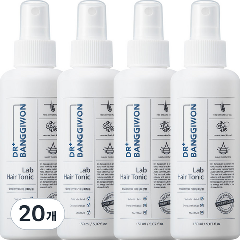 닥터방기원 랩 헤어토닉, 150ml, 20개