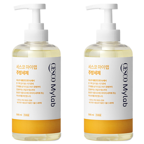 세스코 마이랩 주방세제, 500ml, 2개