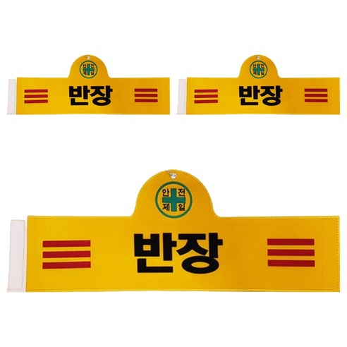 대원안전 안전완장 반장, 3개