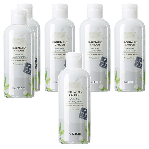 더샘 힐링 티 가든 화이트티 클렌징 워터, 300ml, 6개