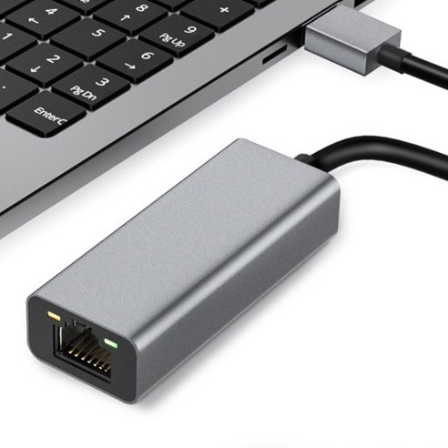 림스테일 USB3.0 기가 비트 랜카드 노트북용 그레이, LM27