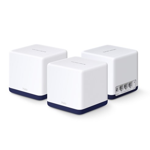 머큐시스 AC1900 통합 홈 메시 Wi Fi 시스템 2팩 세트, Halo H50G, 2개