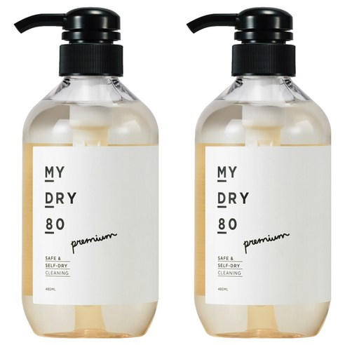 라비킷 마이드라이80 세탁세제 본품, 480ml, 2개