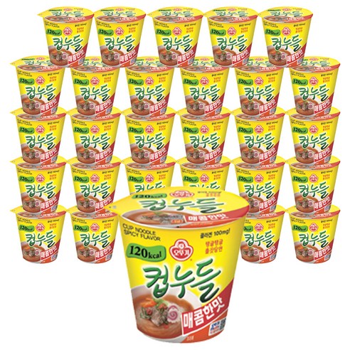 오뚜기 컵누들 매콤한맛 37.8g, 36개