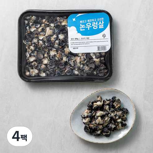논우렁살 (냉장), 300g, 4팩