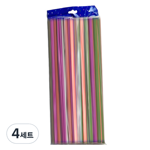 마다꾸미 요술 매직 파티 벌룬 막대풍선 100p 세트, 레트로믹스컬러, 4세트