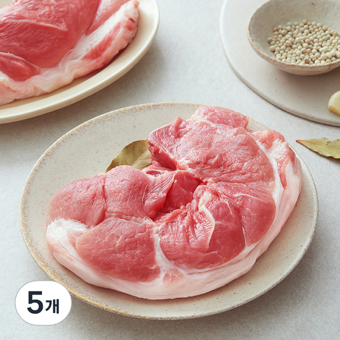 한돈 앞다리 수육용 (냉장), 1kg, 5개
