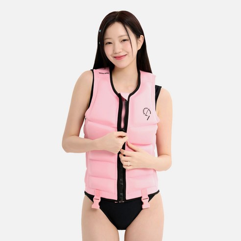위크나인 라이프 위크자켓 구명조끼, 핑크