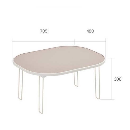 편리하고 스타일리시한 룸앤홈 모노 라운드 접이식 테이블 700