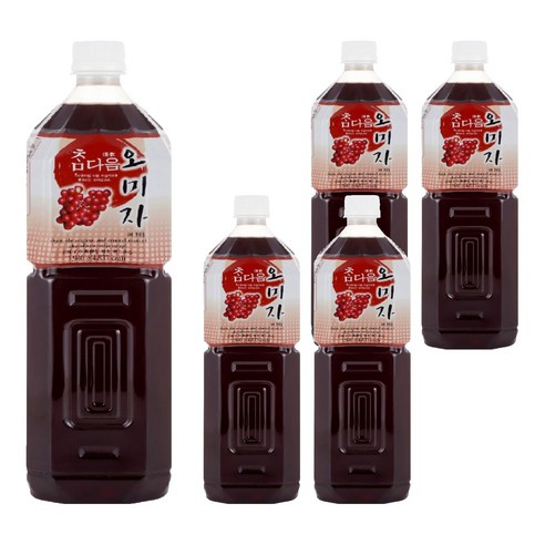파낙스 참다음 오미자 농축액, 1.5L, 5개