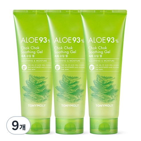 토니모리 촉촉 알로에 수딩젤, 250ml, 9개