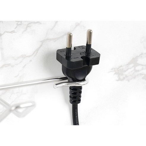 편리한 욕실 수납을 위한 생활공식 스텐 접착 드라이기 거치대