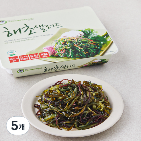 영심 해초샐러드, 800g, 5개