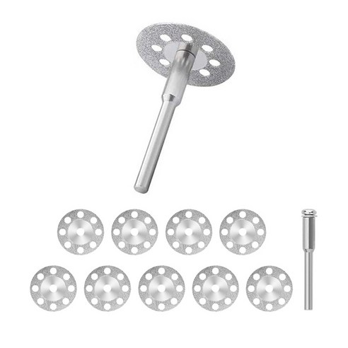 MEO 미니 전동 그라인더 다이아몬드 컷팅휠 10pcs 20mm, 1세트