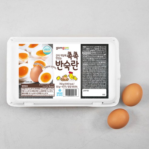 곰곰 반숙란 (냉장), 15구, 1개