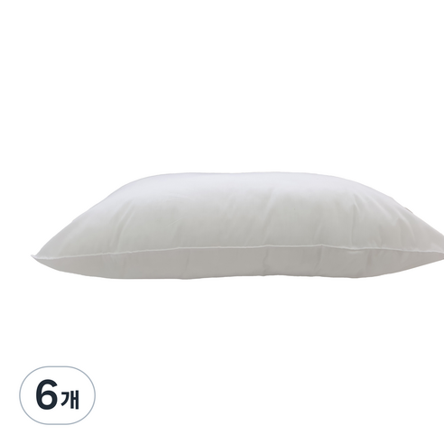 더자샵 편안하고 푹신한 구름 일반 베개솜, 6개