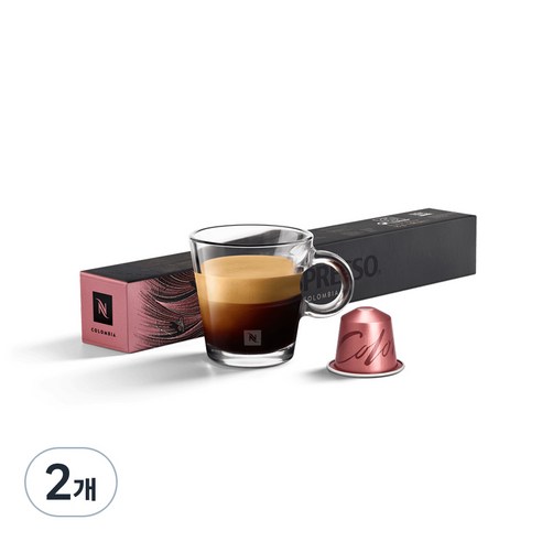네스프레소 오리지널 캡슐커피 마스터 오리진 콜롬비아, 5.7g, 10개입, 2개