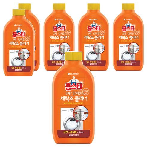 홈스타 퍼펙트 세탁조 클리너, 450ml, 6개