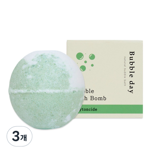 버블데이 배쓰밤 피톤치드, 100g, 3개