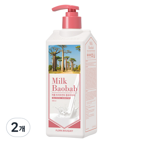 밀크바오밥 트리트먼트 플로라부케, 500ml, 2개