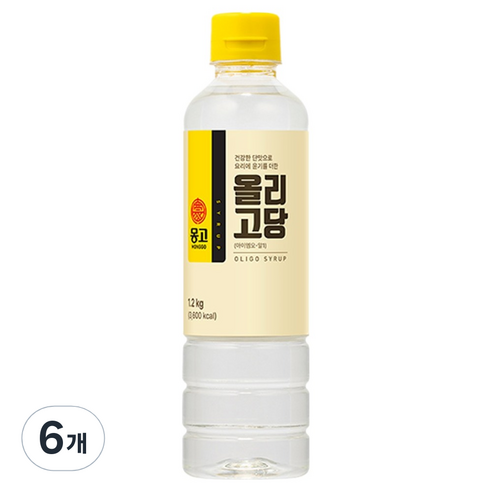 몽고식품 옥수수 올리고당, 1.2kg, 6개