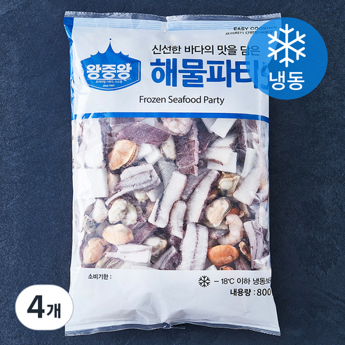 왕중왕 해물파티 5 (냉동), 800g, 4개