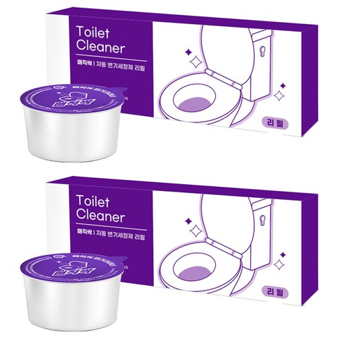 매직싹 대용량 자동 변기세정제 리필 3p, 180g, 2개