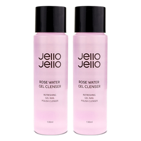 젤로젤로 로즈워터 젤네일 클렌저, 130ml, 2개