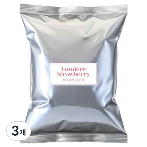파베글라스 루미에르 컴파운드 코인 코팅 딸기초콜릿, 1kg, 3개