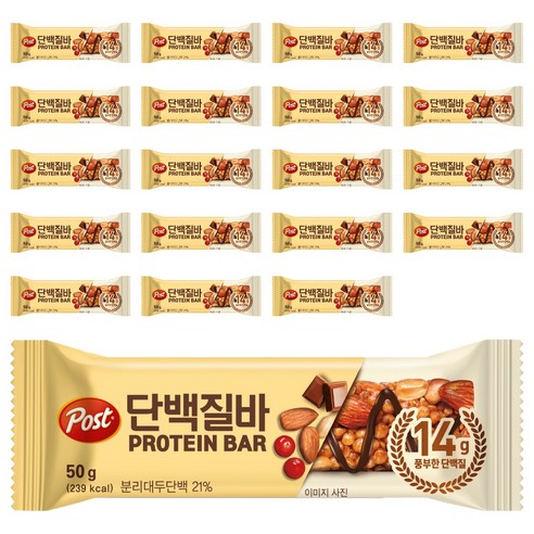 포스트 단백질바, 50g, 20개