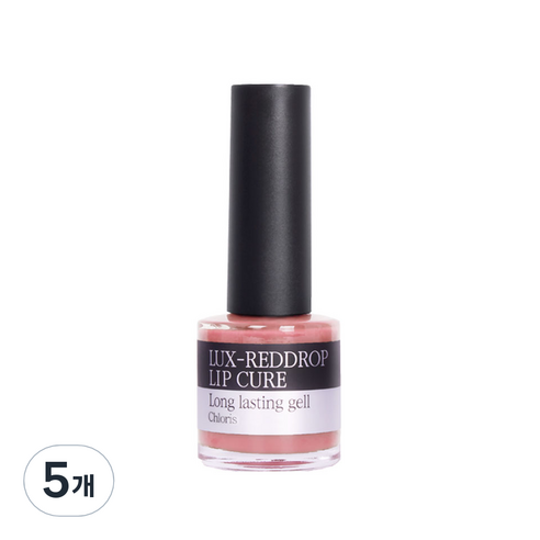 럭스 레드드롭 립큐어 롱래스팅젤 8ml, 클로리스, 5개