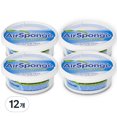 네이처스에어스펀지 탈취제 커버오픈형 본품, 227g, 12개