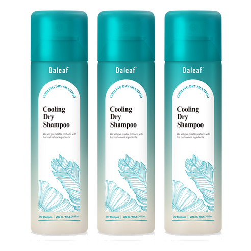 달리프 쿨링 드라이 샴푸 민트향, 3개, 200ml