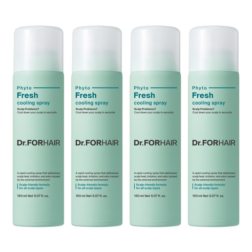 닥터포헤어 피토프레시 두피 쿨링 스프레이, 150ml, 4개