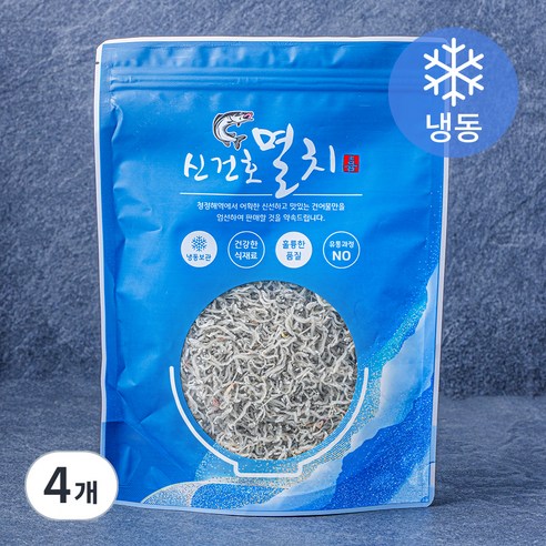 신건호멸치 어린이 잔멸치 볶음 조림용 (냉동), 4개, 150g