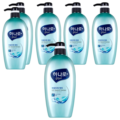 하나로 플러스 비듬두피 케어 샴푸, 680ml, 6개